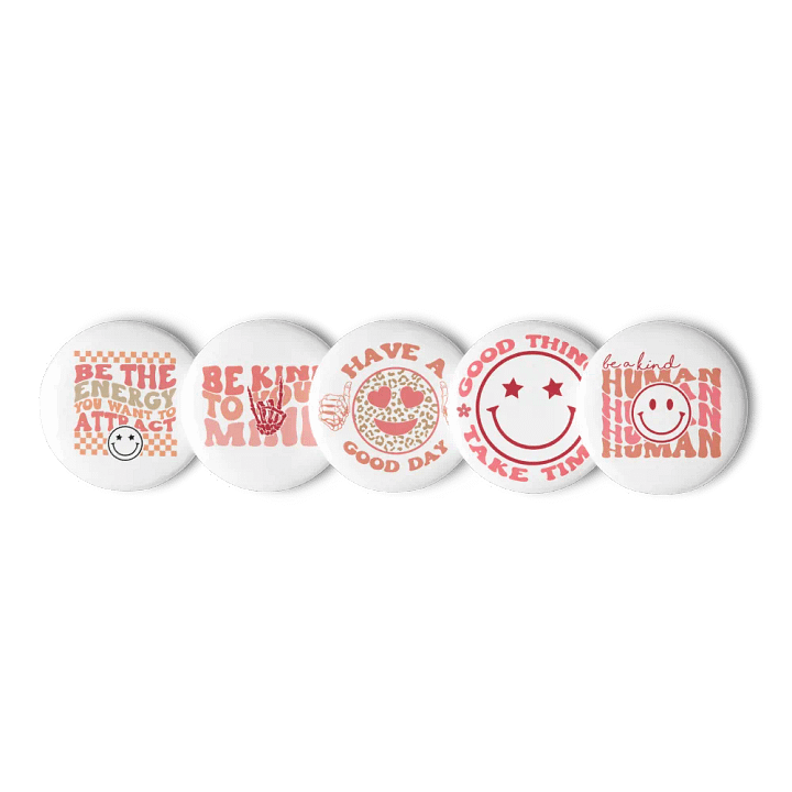 Retro Multi Saying Pins product image (2)