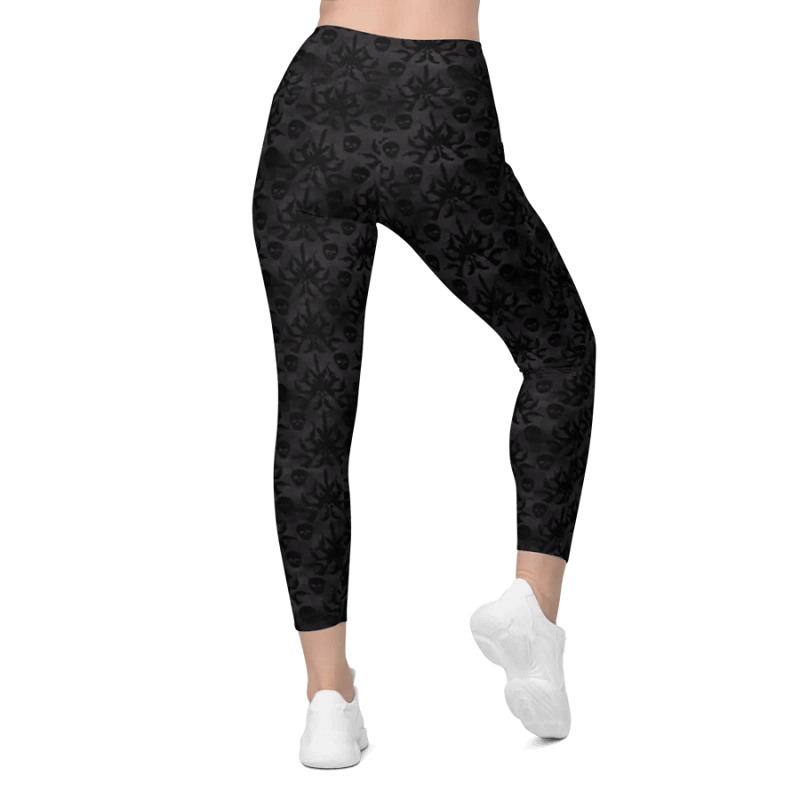Gothic 2A High Waist Pocket Leggings - Black product image (7)