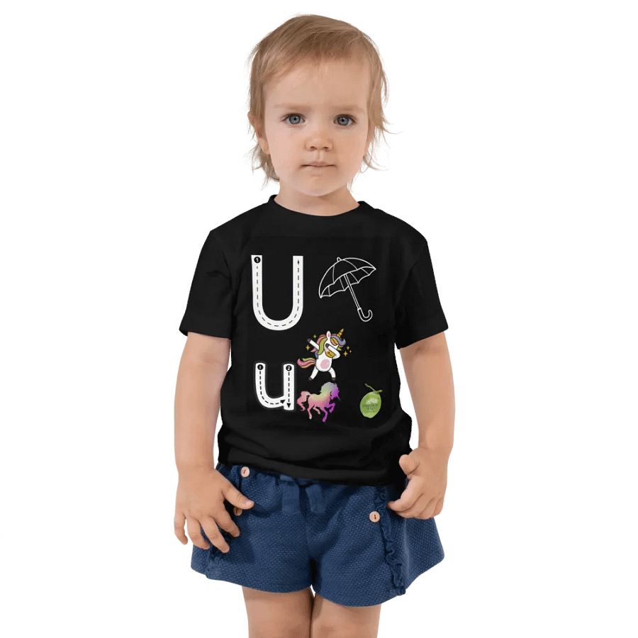 JoBeth Design Black ☔ Uu Toddler T-Shirt👚 product image (2)
