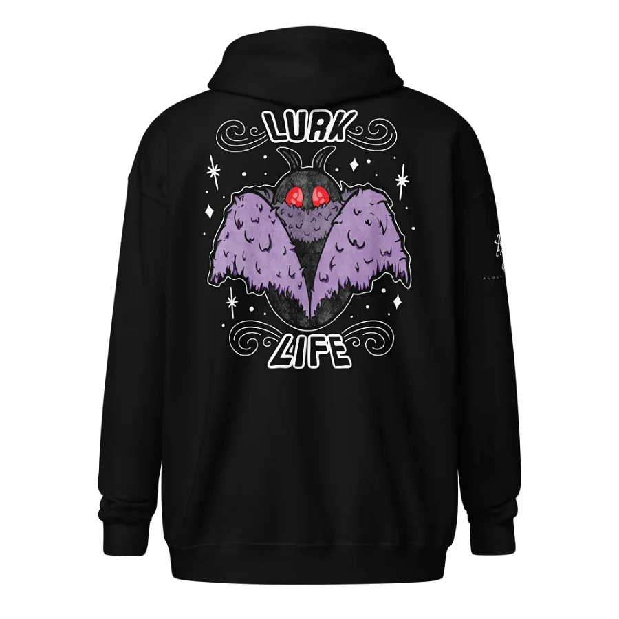 Mothman Lurk Life Zip Hoodie product image (1)