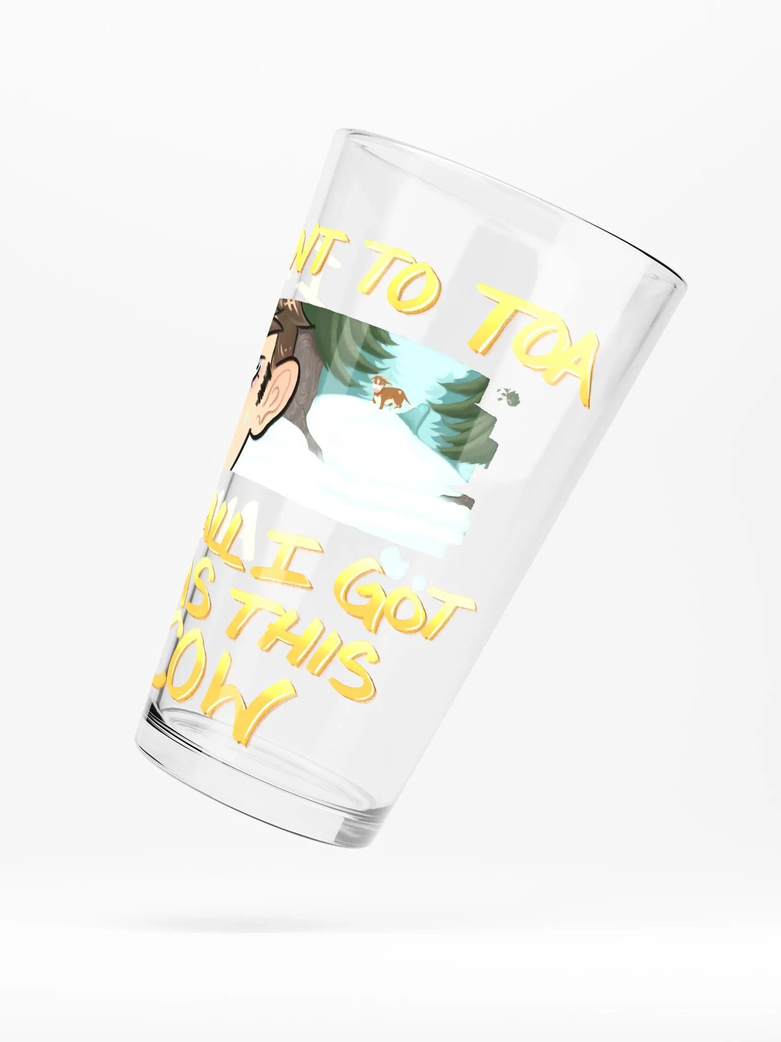 Cursed Edition - Cow - Pint Glass product image (5)