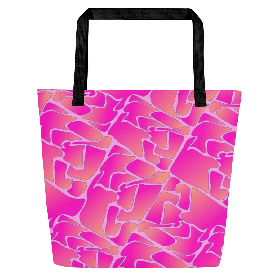 Crazy Paving Pink Pattern All Over Print Tote product image (1)