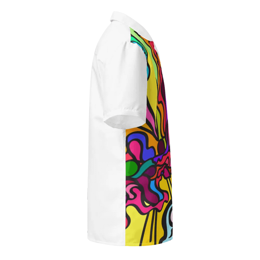 Vibrant Chaos Hawaiian Shirt - Wave at Sunset product image (4)