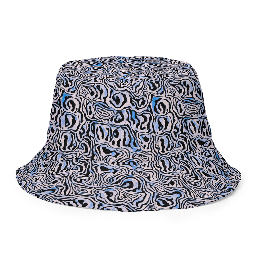 Blue Black Snake Pattern Hat product image (7)