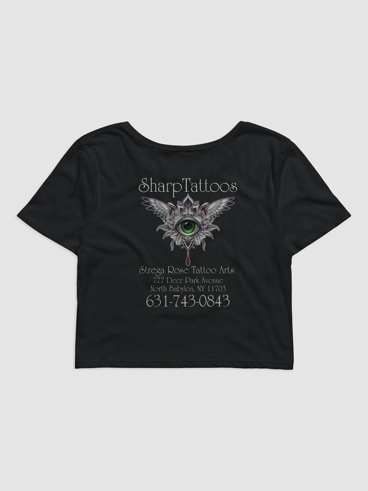 Silent Hunter - SharpTattoos @ Strega Rose Tattoo Arts Crop Top product image (2)