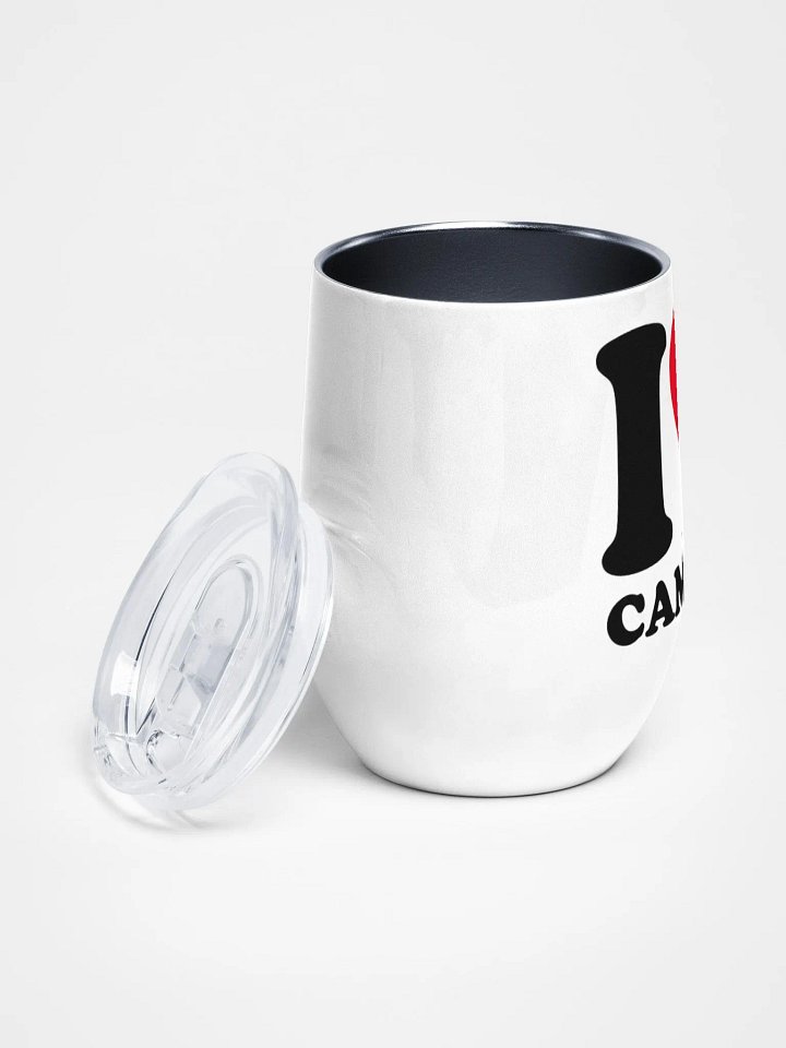 I Love Camping Wine Tumbler product image (2)