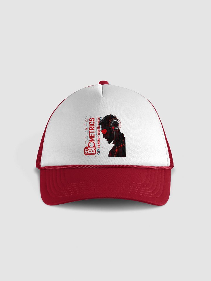 KLERIK Original Foam Trucker Hat - My Biometrics Are None Of Your Business product image (2)
