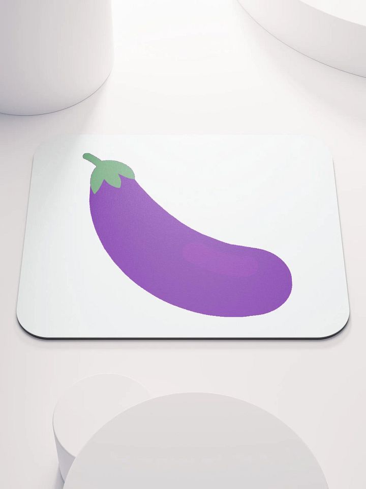 I Love Eggplant Mouse Pad product image (2)