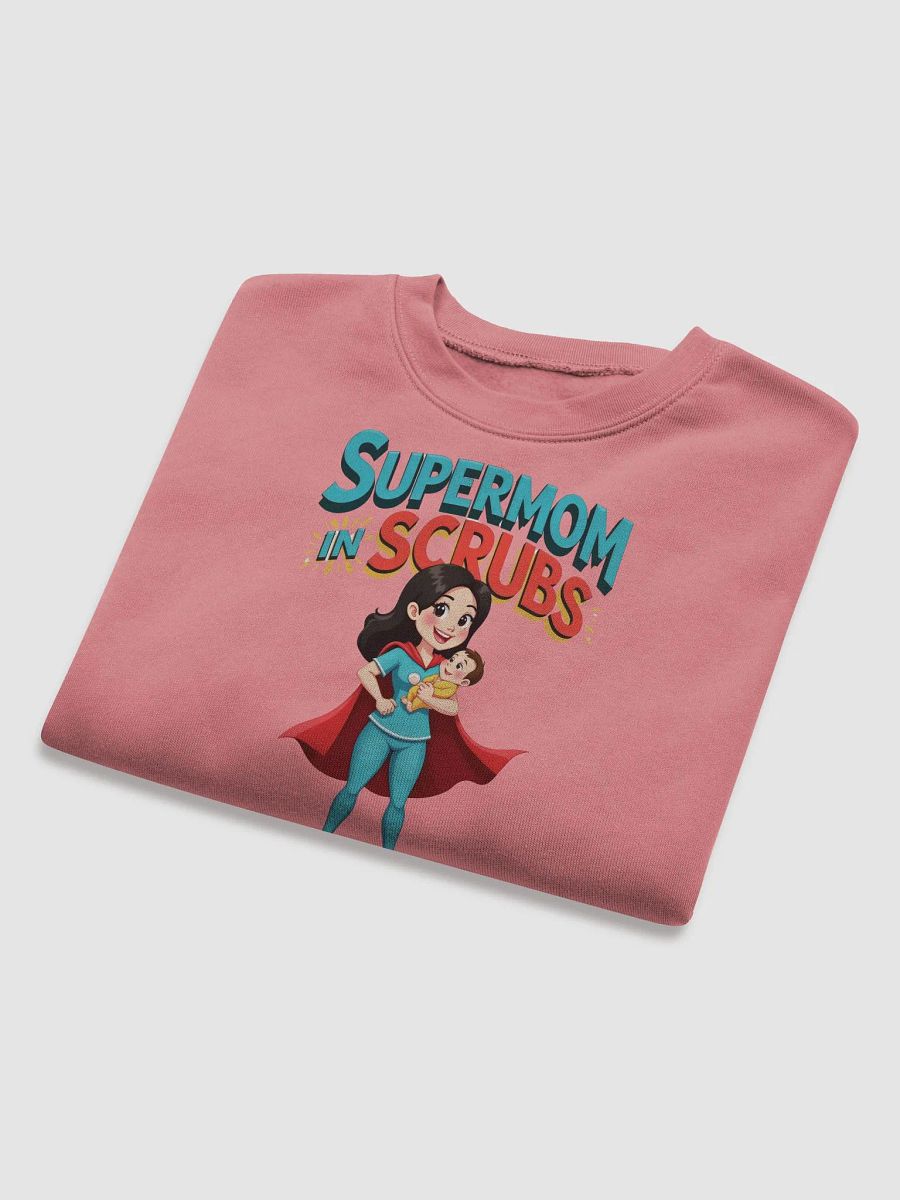 Supermom in Scrubs Fleece Crop Sweatshirt product image (37)
