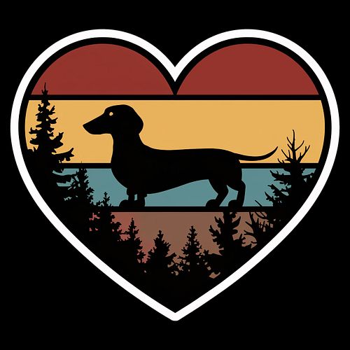 🌲🌅💖 Embrace adventure and dachshund love with our exclusive 