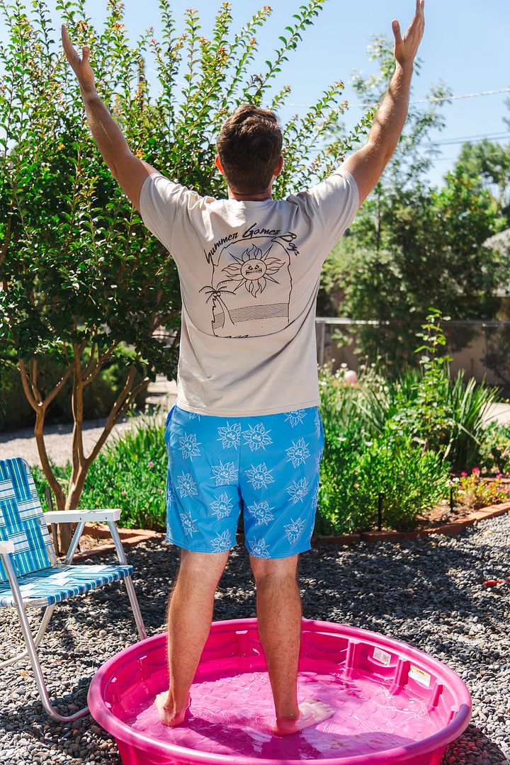 Summer Gamer Boys Tee (Monochrome) product image (2)