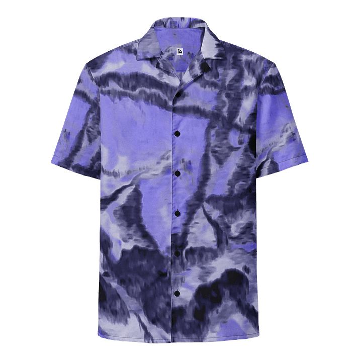 Purple Fluid Art Hawaiian Shirt product image (1)