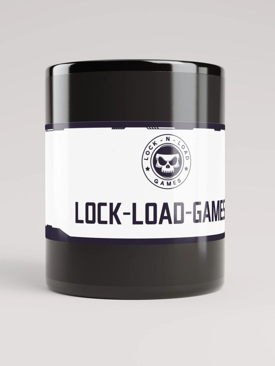 LNLG -Skull Emblem Black Glossy Mug product image (1)