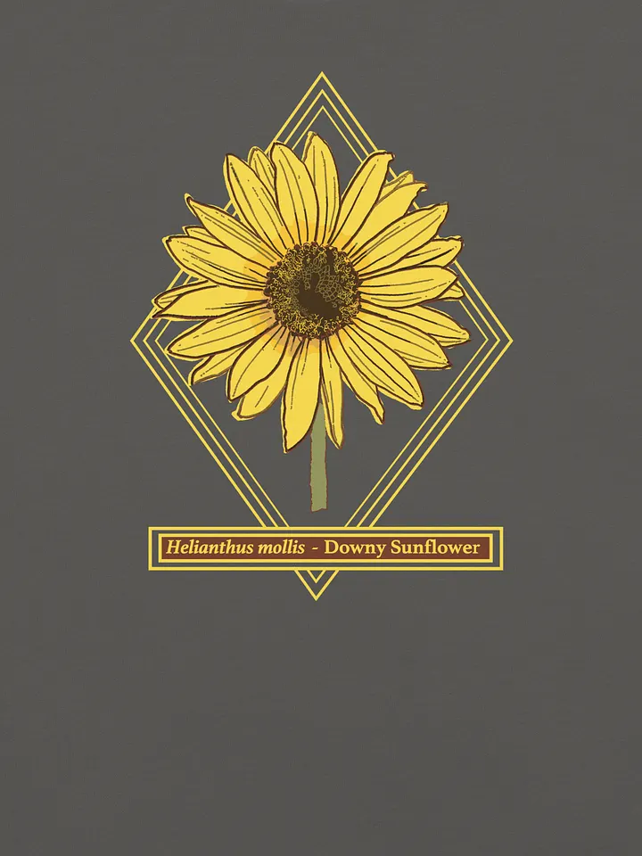 Helianthus Sunflower Unisex Heavyweight 100% Cotton T-Shirt product image (58)