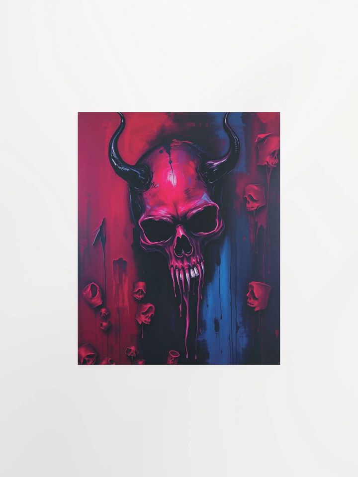 Surreal Horned Skull Poster product image (3)