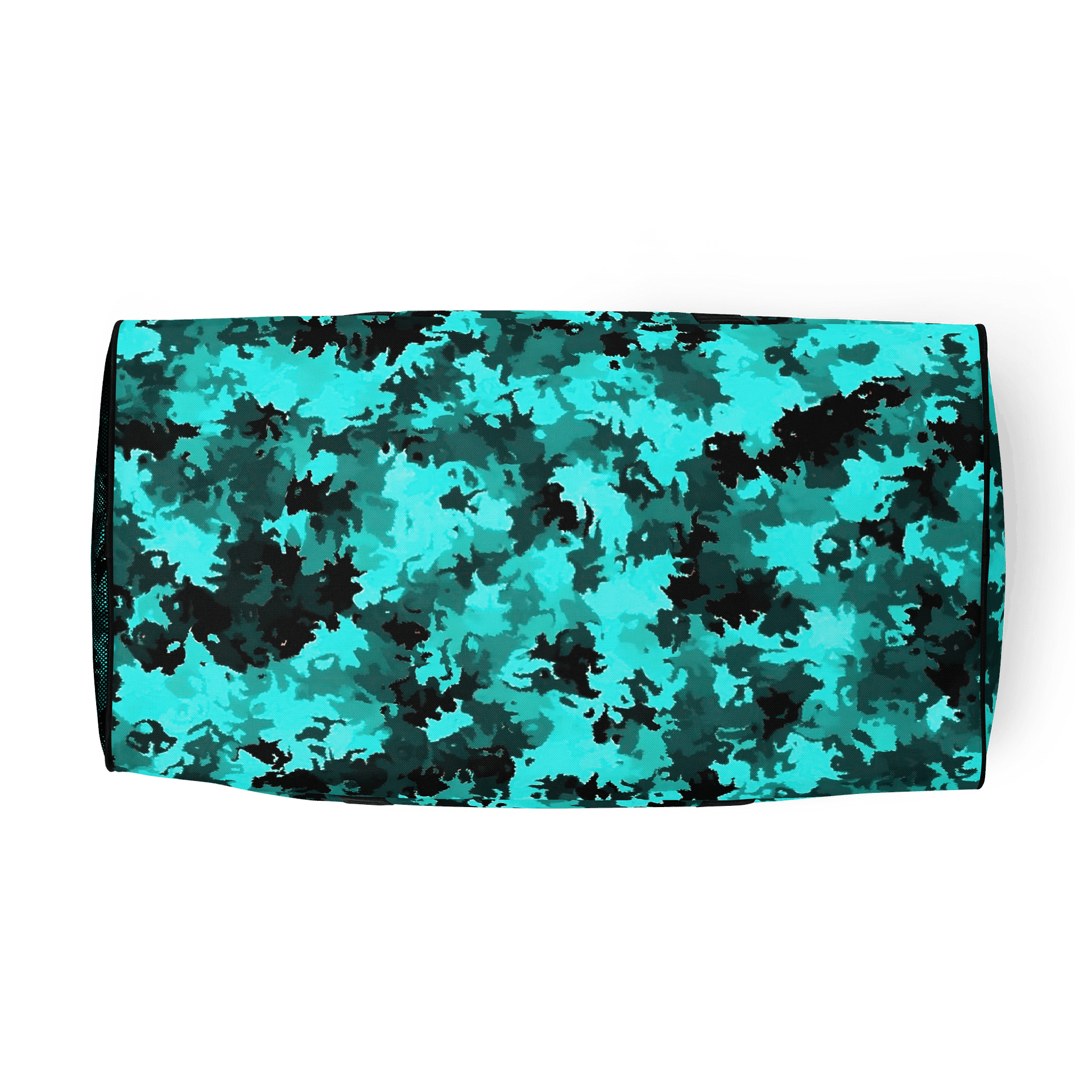 Turquoise Camo Dreams All-Over Duffle Bag product image (5)
