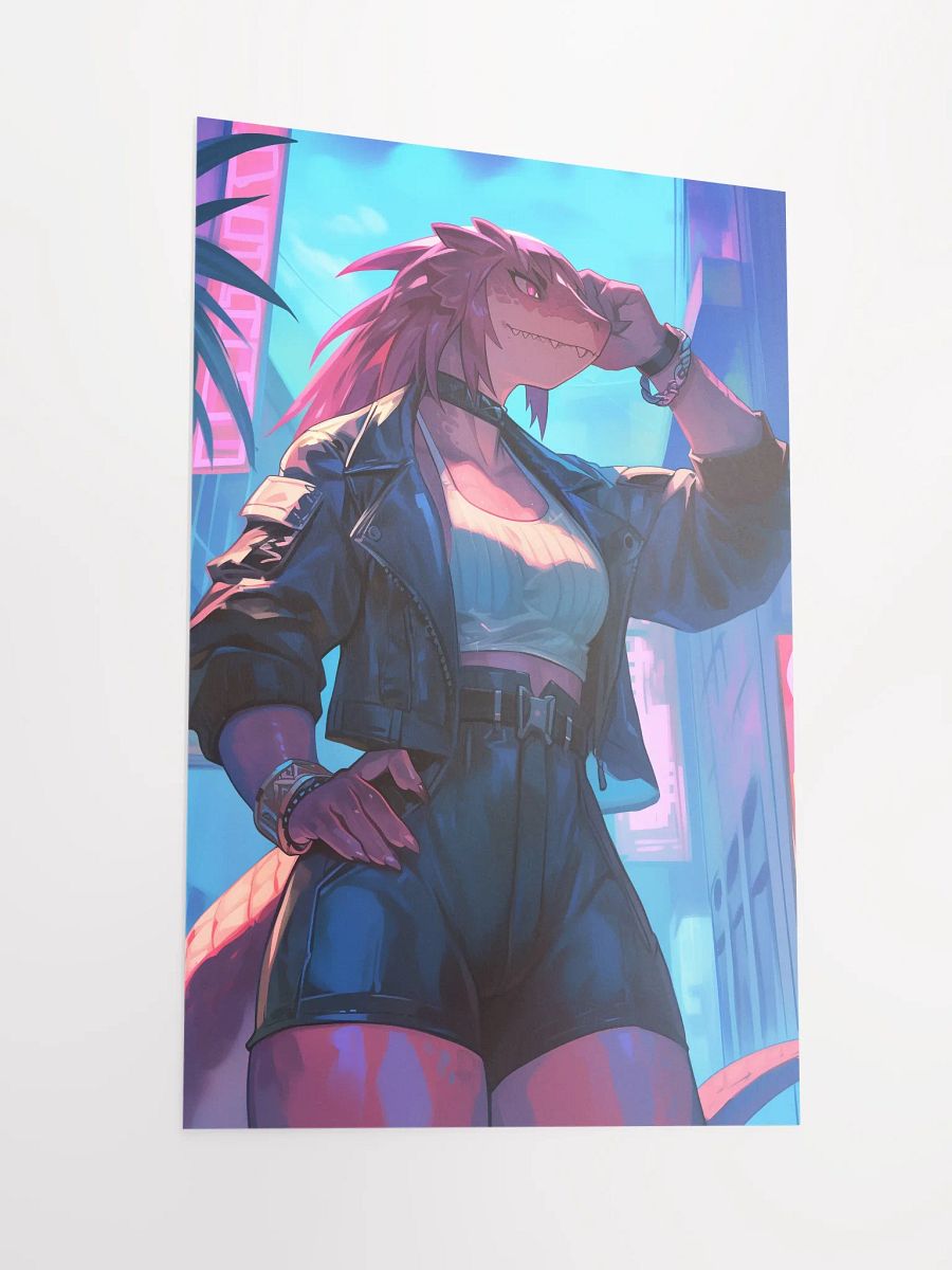 Neon Dragon Urban Fantasy Poster product image (2)