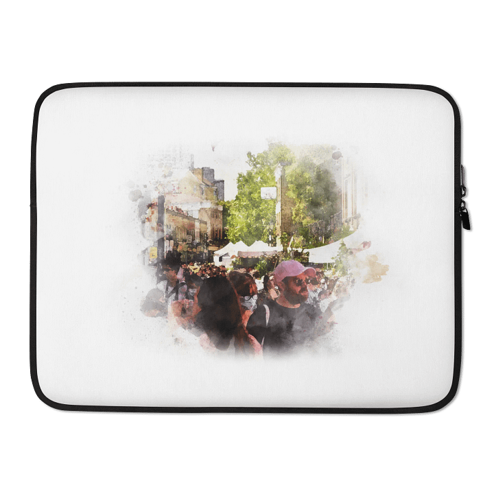 Columbia Road Market Neoprene Laptop Sleeve product image (2)