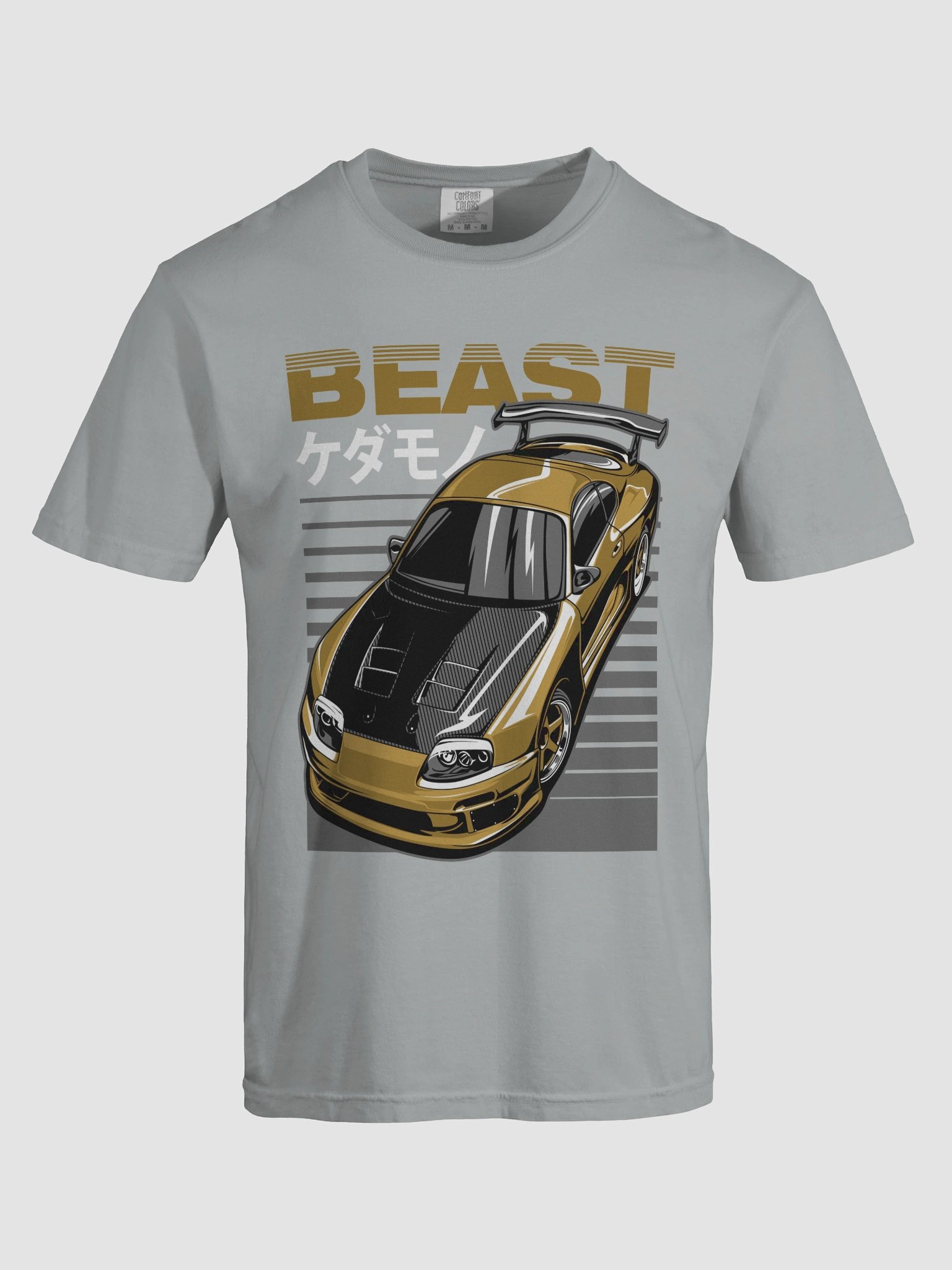 Golden Beast Car Illustration T-Shirt product image (59)