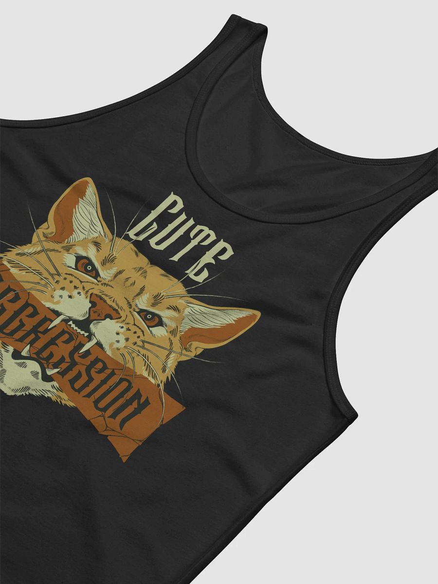 Cute Aggression 'Cat3' Tank (Black) product image (6)