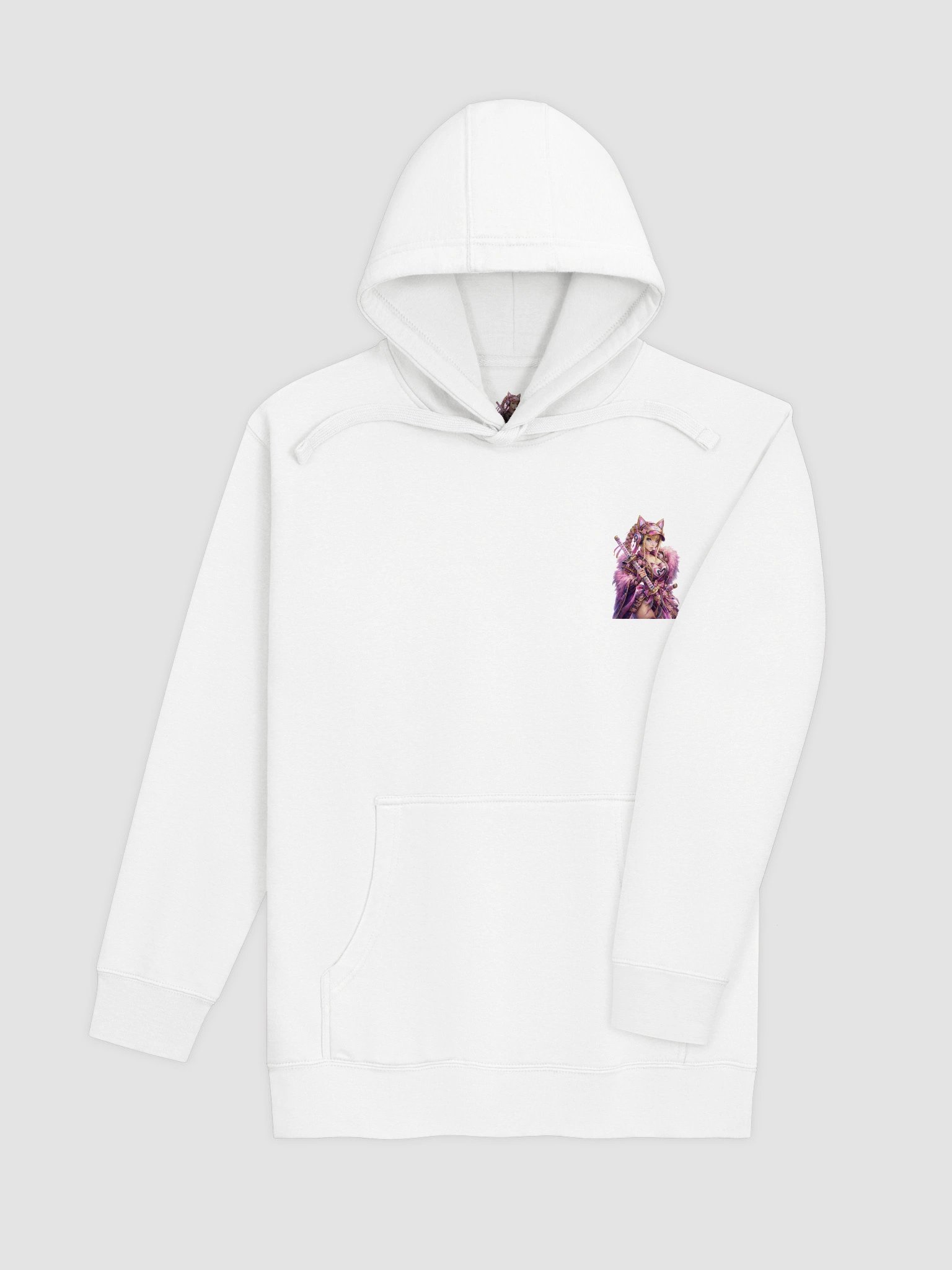 Pink Fire Warrior Hoodie product image (4)