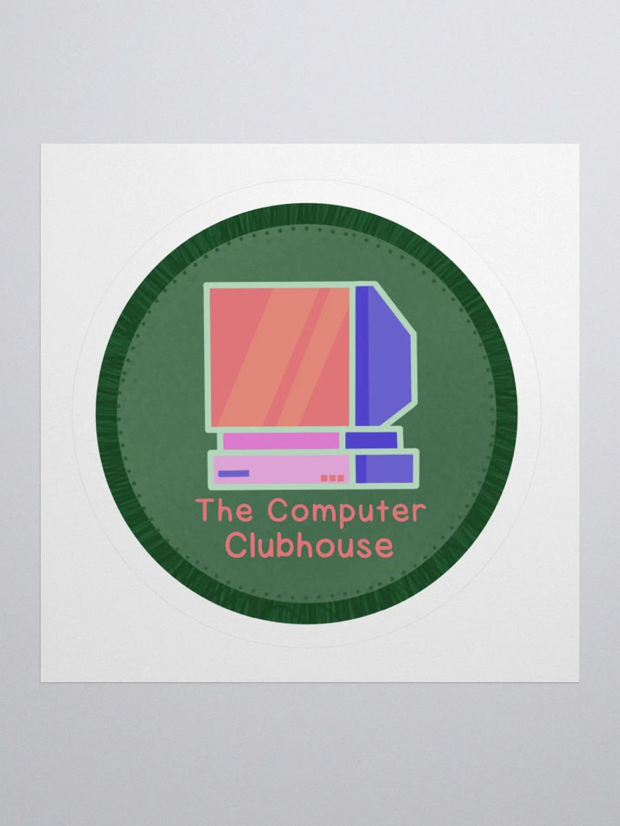 The Computer Clubhouse Badge Sticker product image (1)