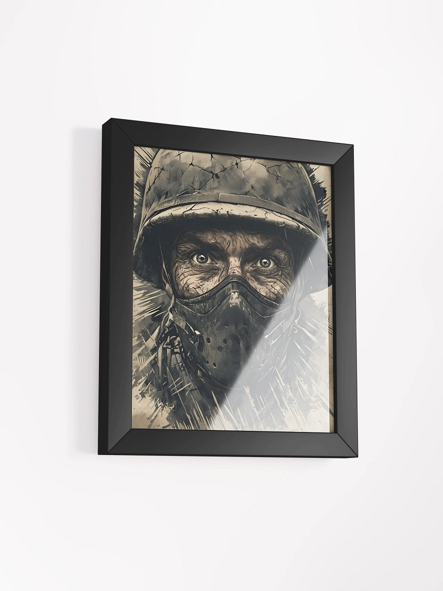 Intense Grit: Framed Artistic Poster product image (3)