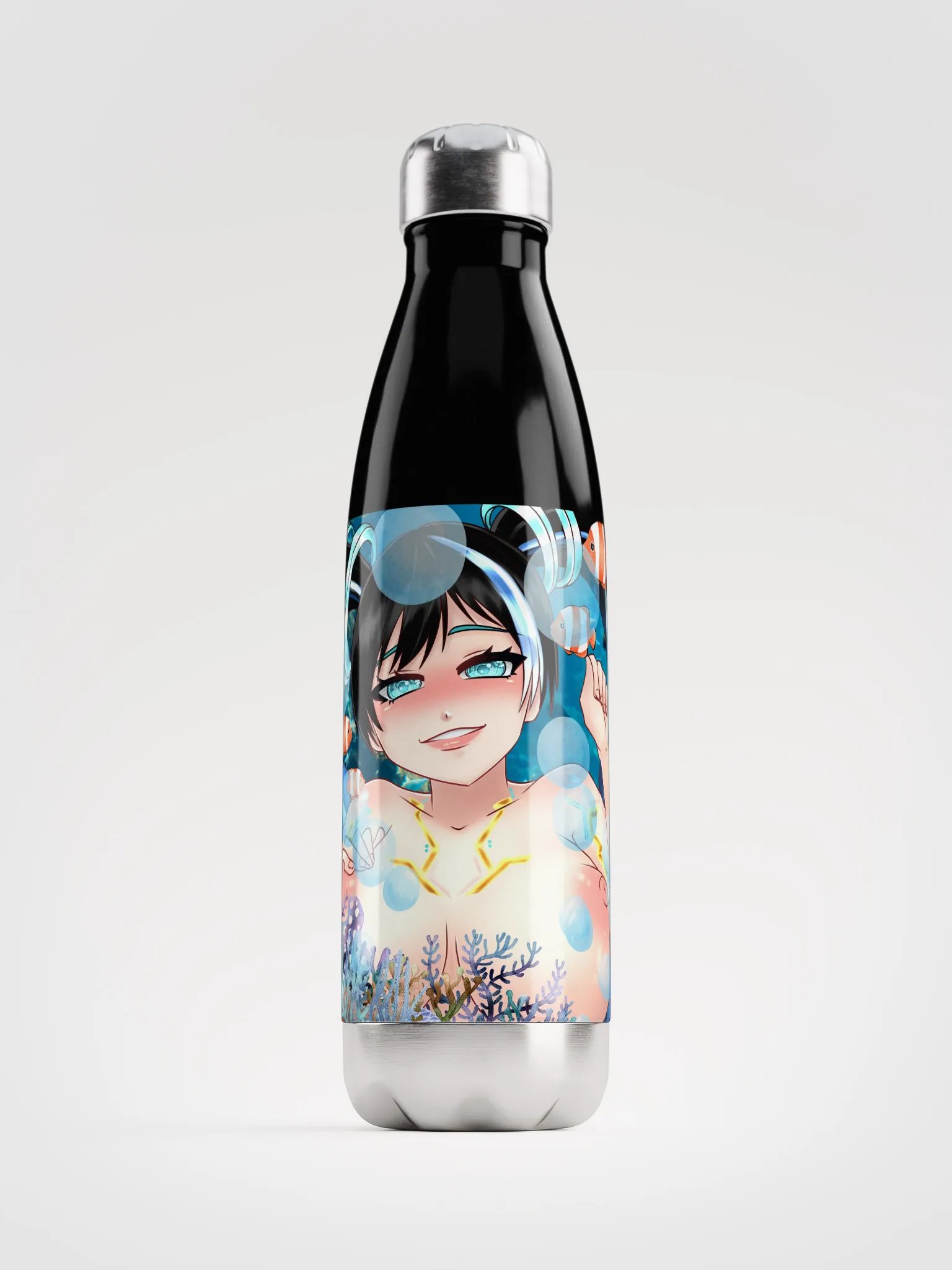Adult Only Summer Swim Cyber DEM0 Metal Water Bottle product image (1)