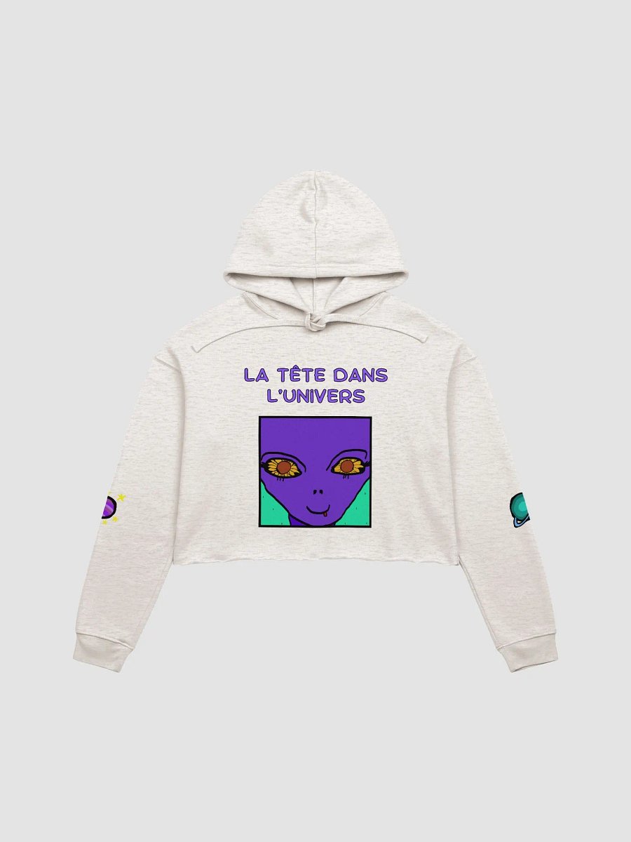 Hoodie Crop top ''La tête dans l'Univers'' ✨🌌 product image (1)