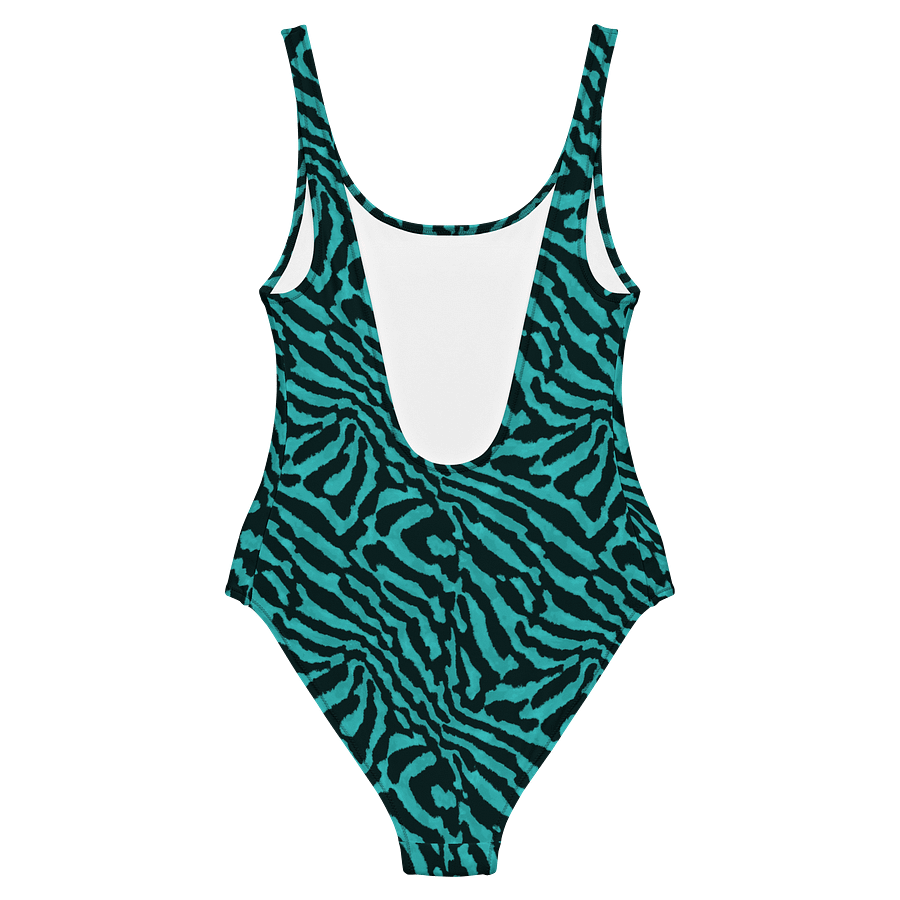 Teal Zebra Swimsuit product image (6)