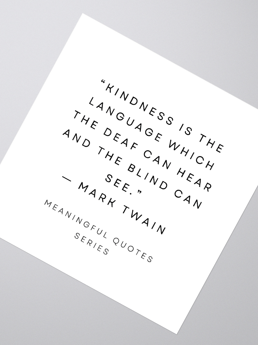 Kindness Quotes Kiss Cut Stickers product image (3)