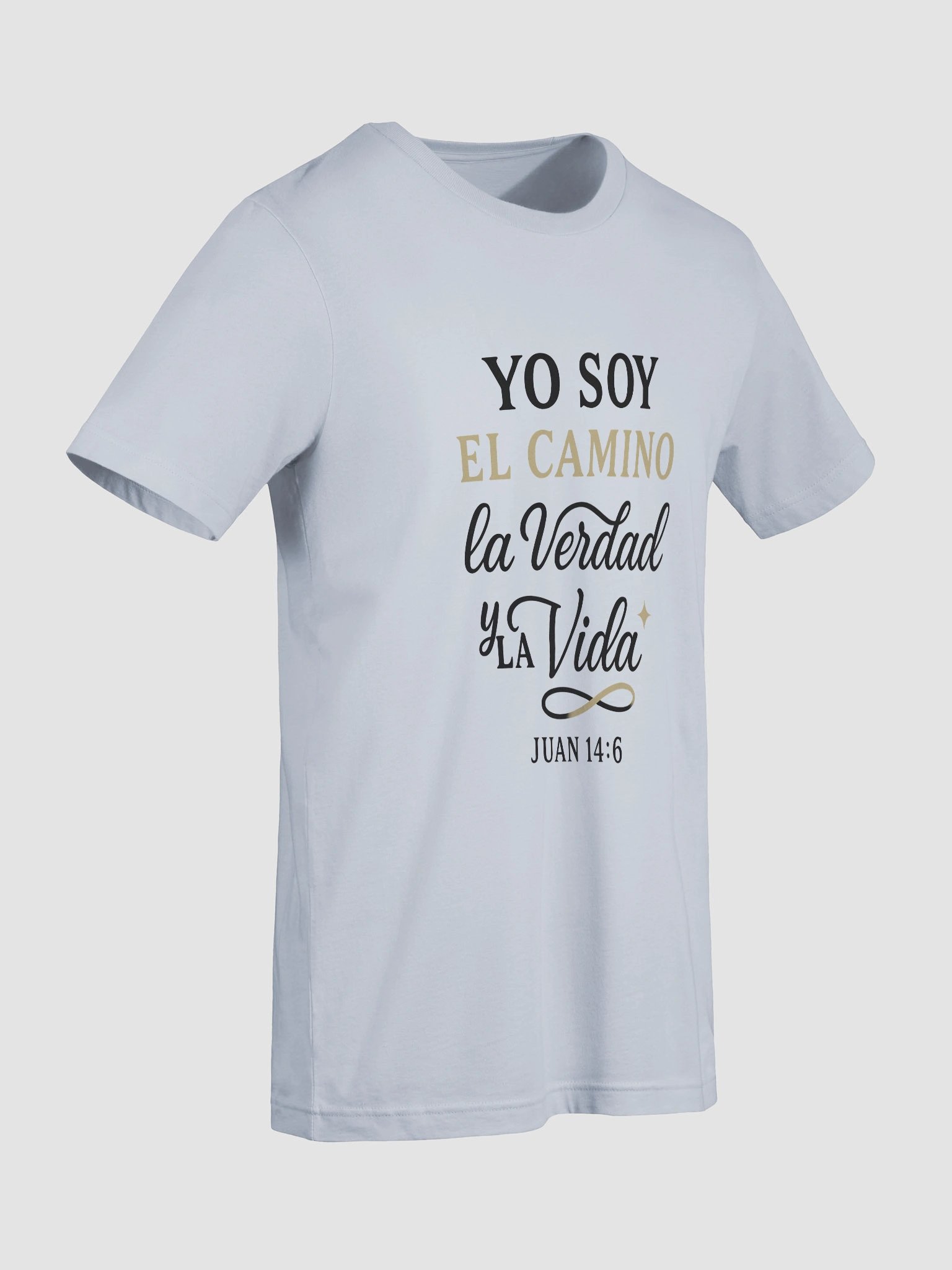 Christian T-Shirt – “Yo Soy el Camino, la Verdad y la Vida” (John 14:6) – Spanish Bible Verse product image (9)