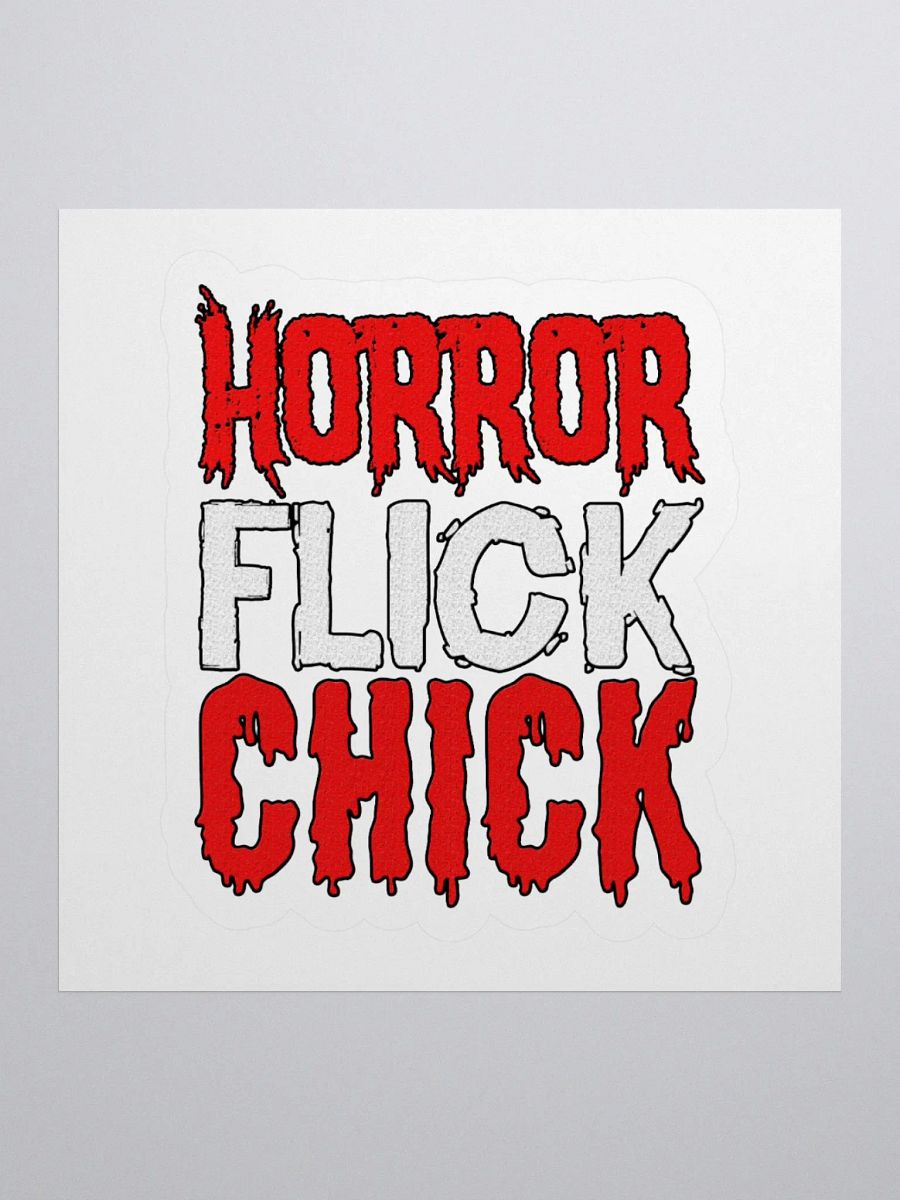 Horror Flick Chick Sticker product image (1)