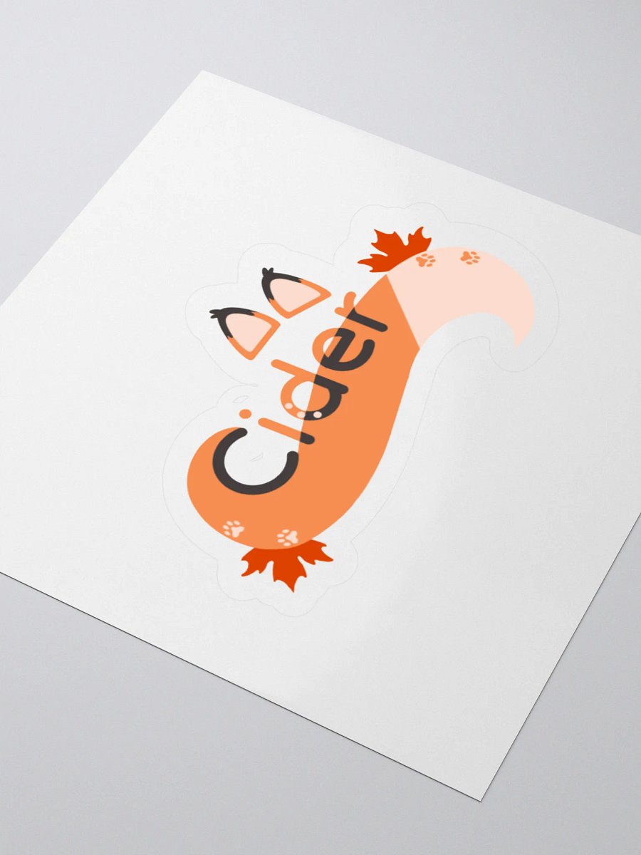 Cider Logo Sticker product image (9)