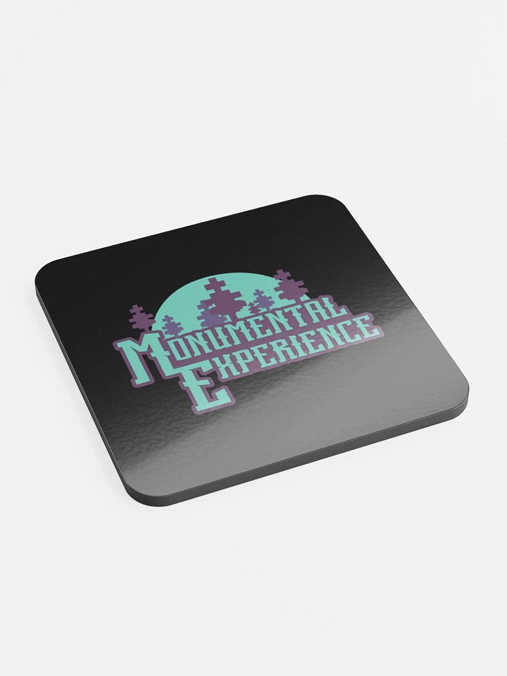 Monumental Experience Black Glossed Cork Coaster product image (2)