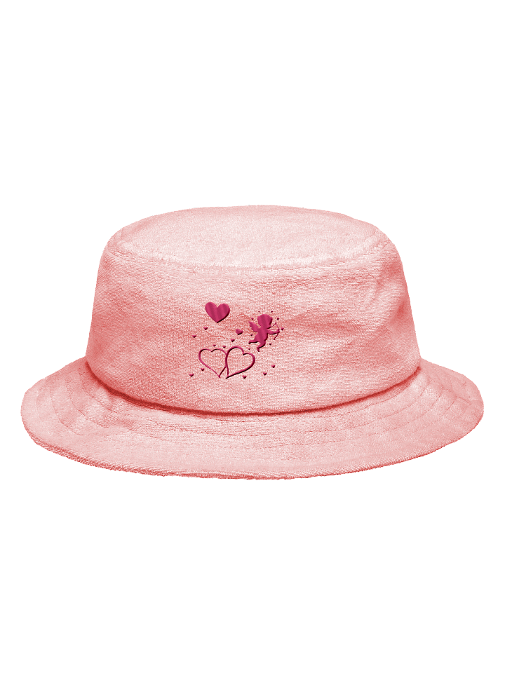 Cupid's Love Arrow Embroidered Terry Cloth Bucket Hat product image (2)