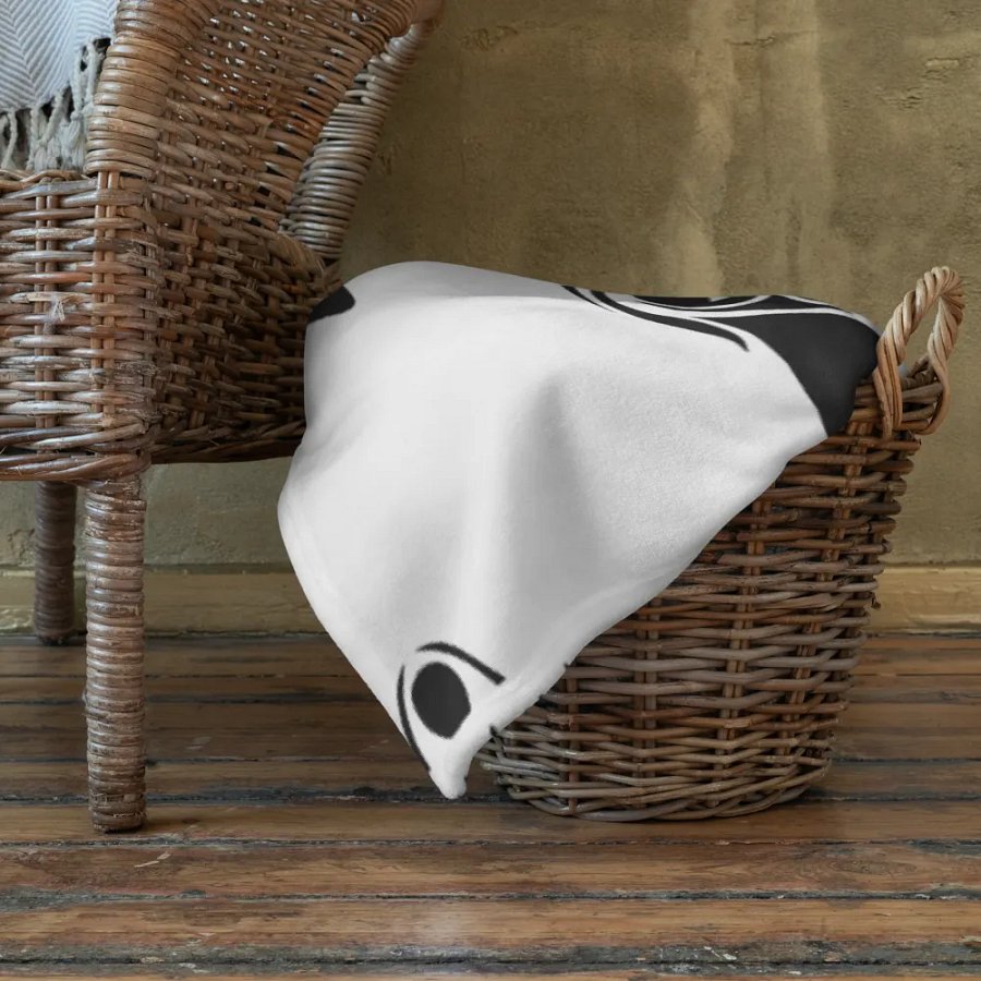 Floof Ninja Throw Blanket - 50″ × 60″ (127 × 153 cm) product image (10)