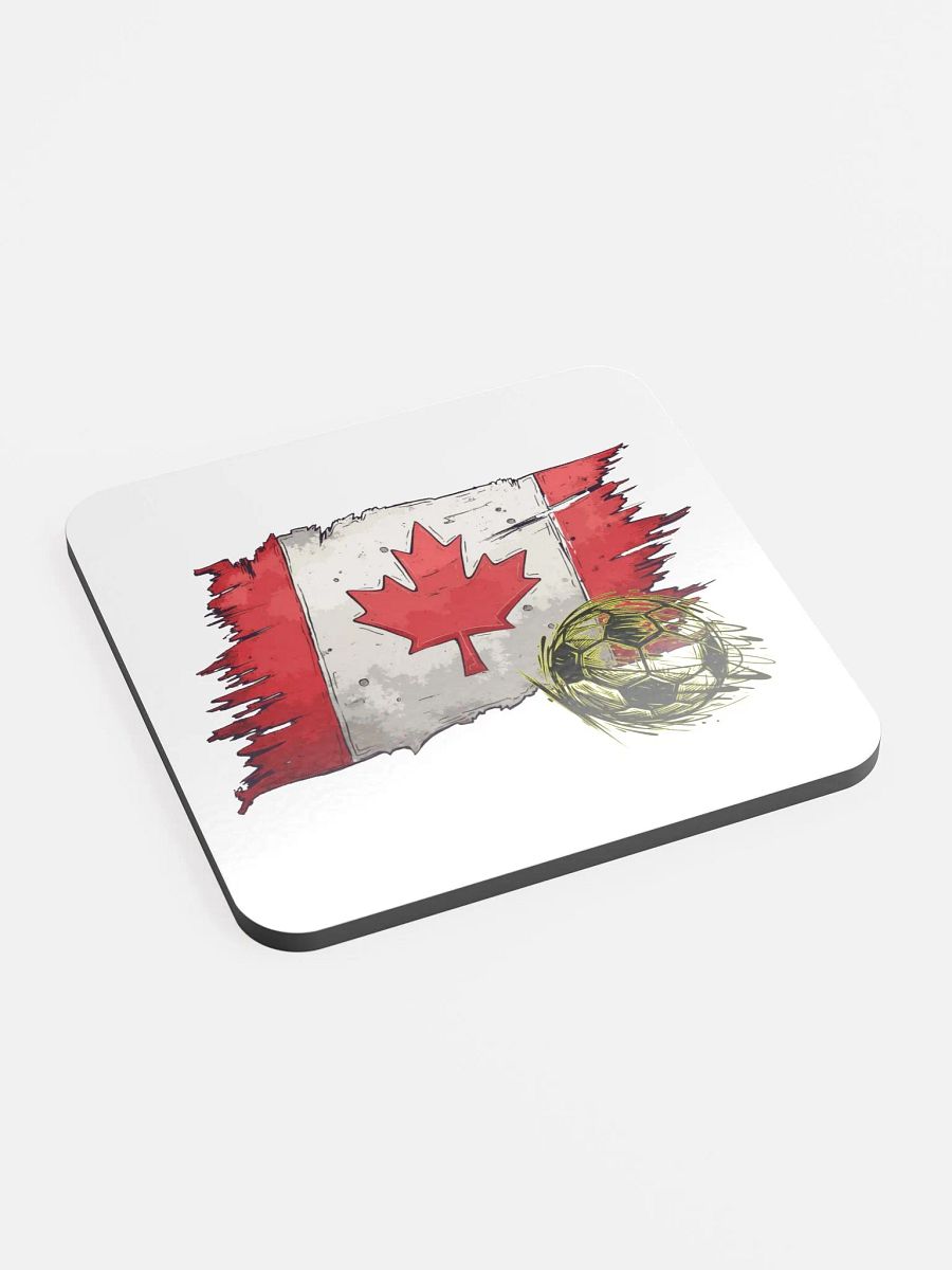 Canada Flag Soccer Football Coaster product image (3)