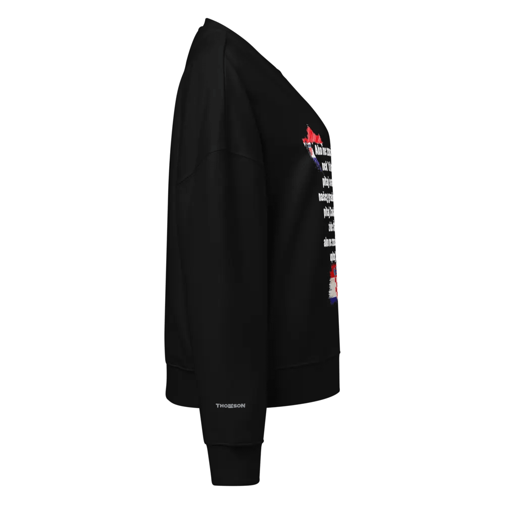 Thompson Ako Ne Znaš Šta Je Bilo (stihovi) WomenOrganic Sweatshirt product image (5)