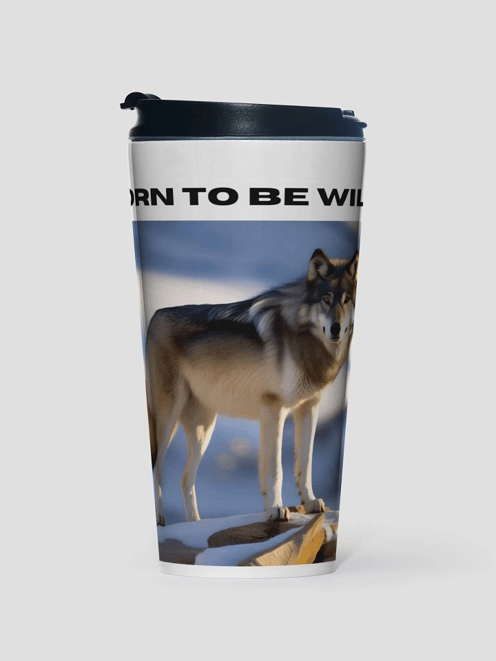 Wild Wolf Stainless Steel Travel Mug product image (1)