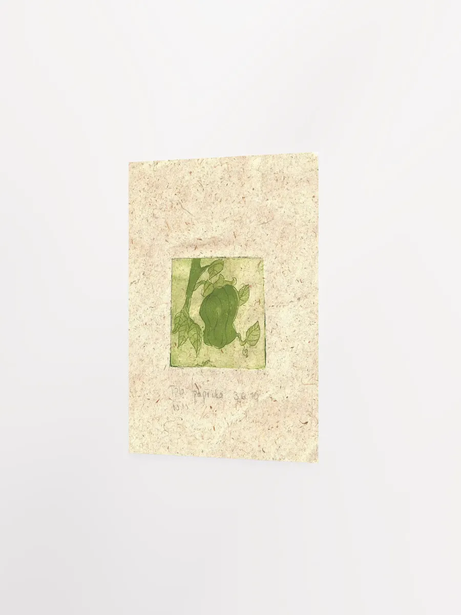 Green Paprika, Botanical Art Print product image (5)
