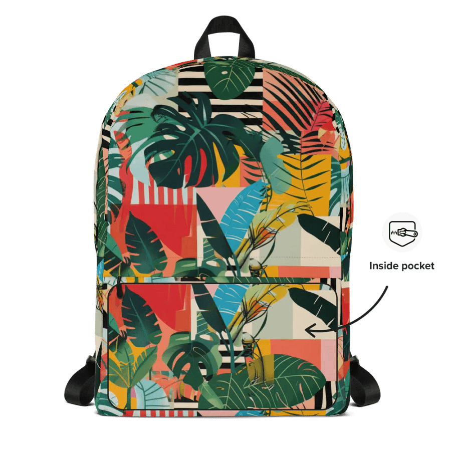 Jungle Daydream All-Over Print Backpack product image (4)