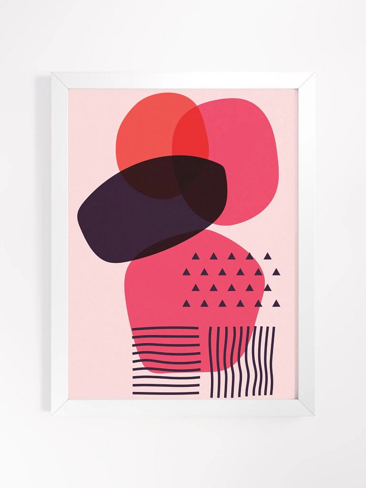 Vibrant Abstract Fusion Framed Poster product image (11)