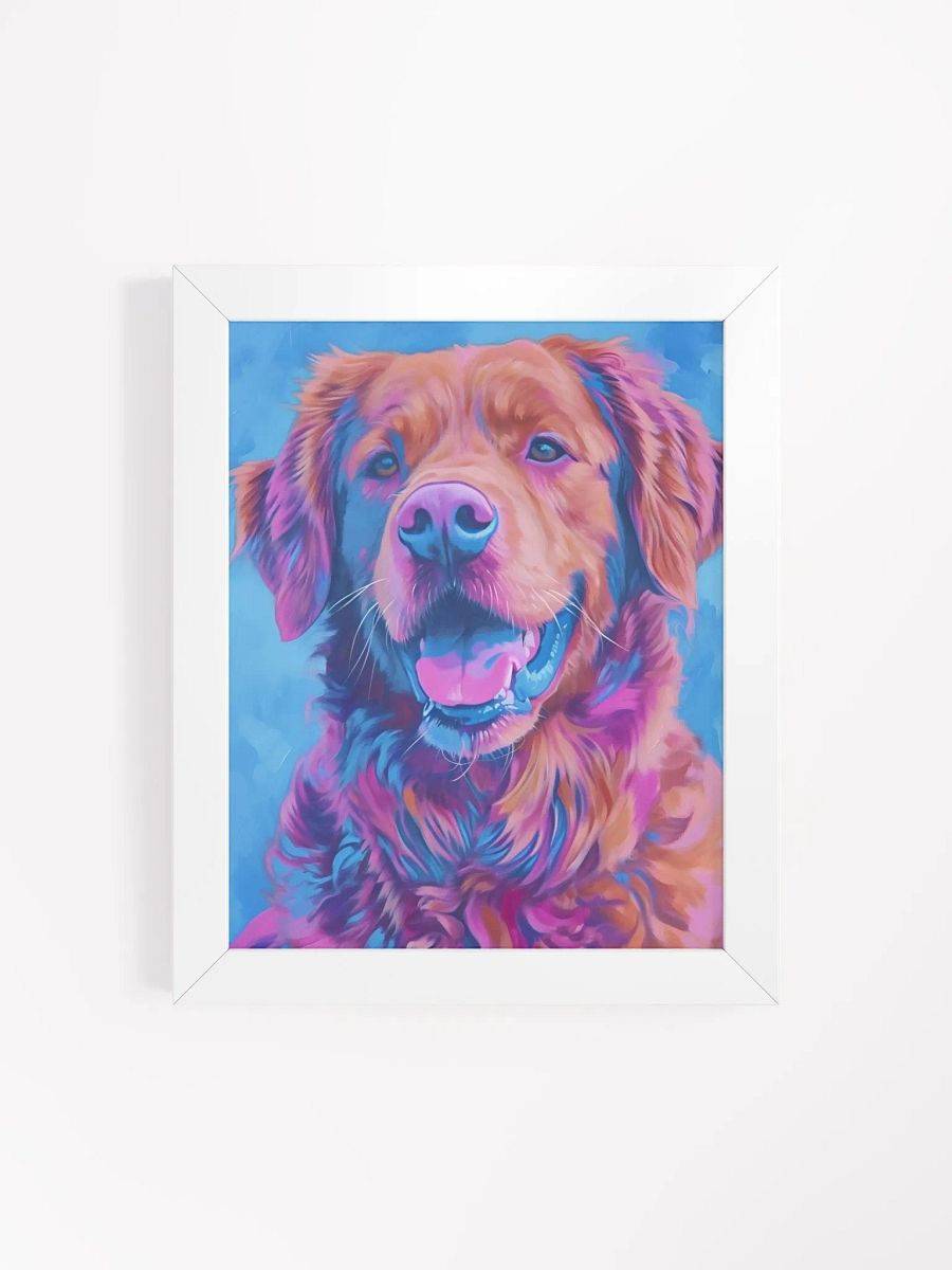 Vibrant Retriever Art Print product image (4)