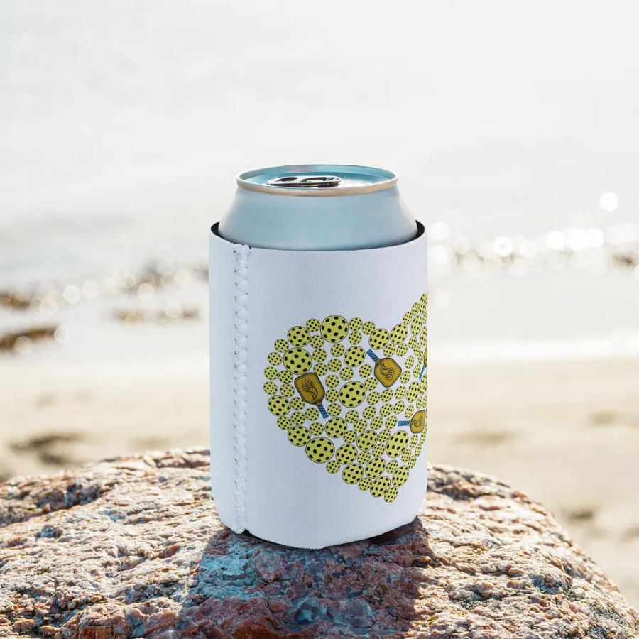 Pure Heart Pickleball Heartfelt Coozie Can Cooler product image (9)