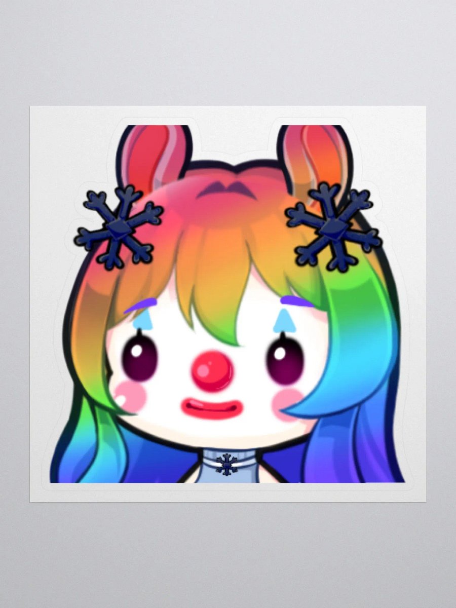 Colourful Clown Sticker product image (1)