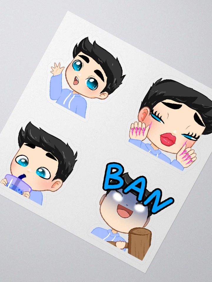 Twitch themed Stickers (4) product image (2)