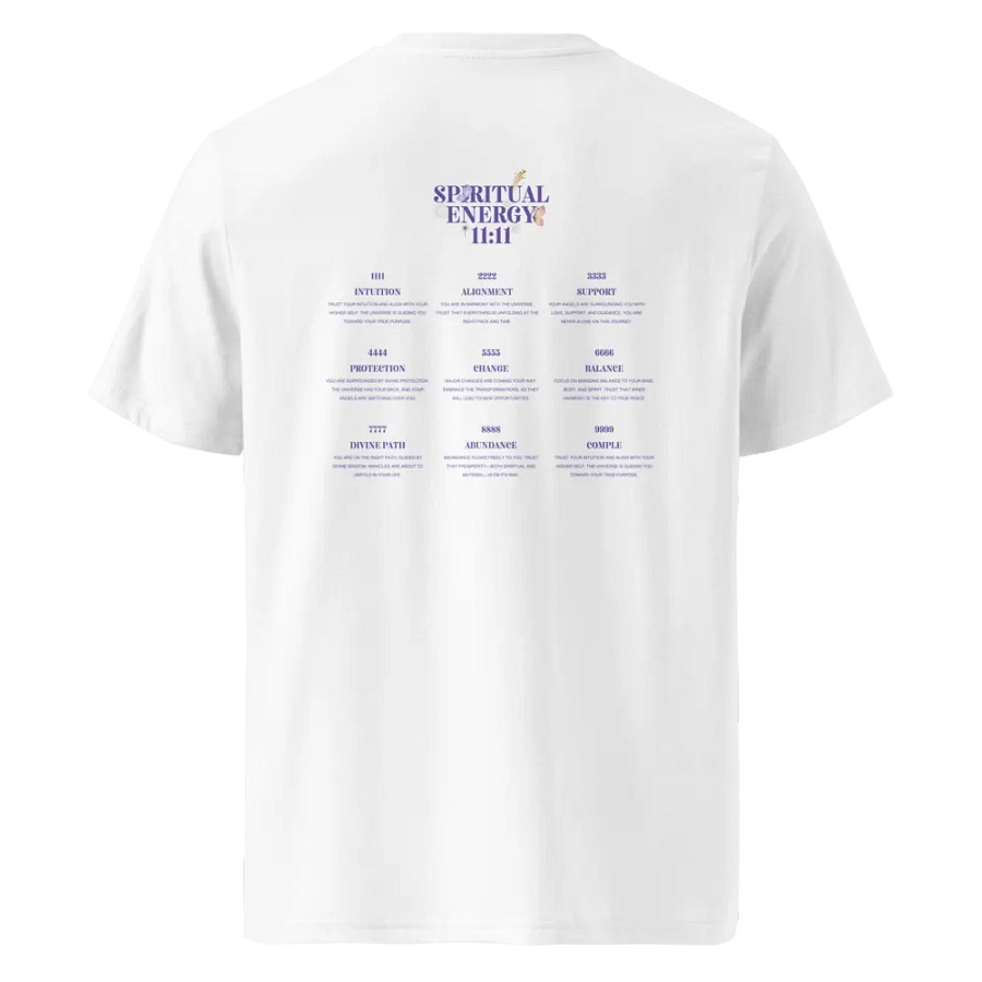 Angel Numbers Unisex Embroidered T-Shirt – Unlock Your Divine Guidance product image (42)