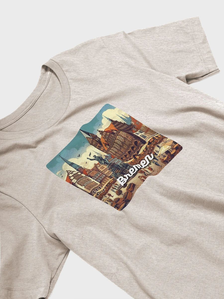 Bella+Canvas Supersoft T-Shirt | AI Design Bremen city product image (3)