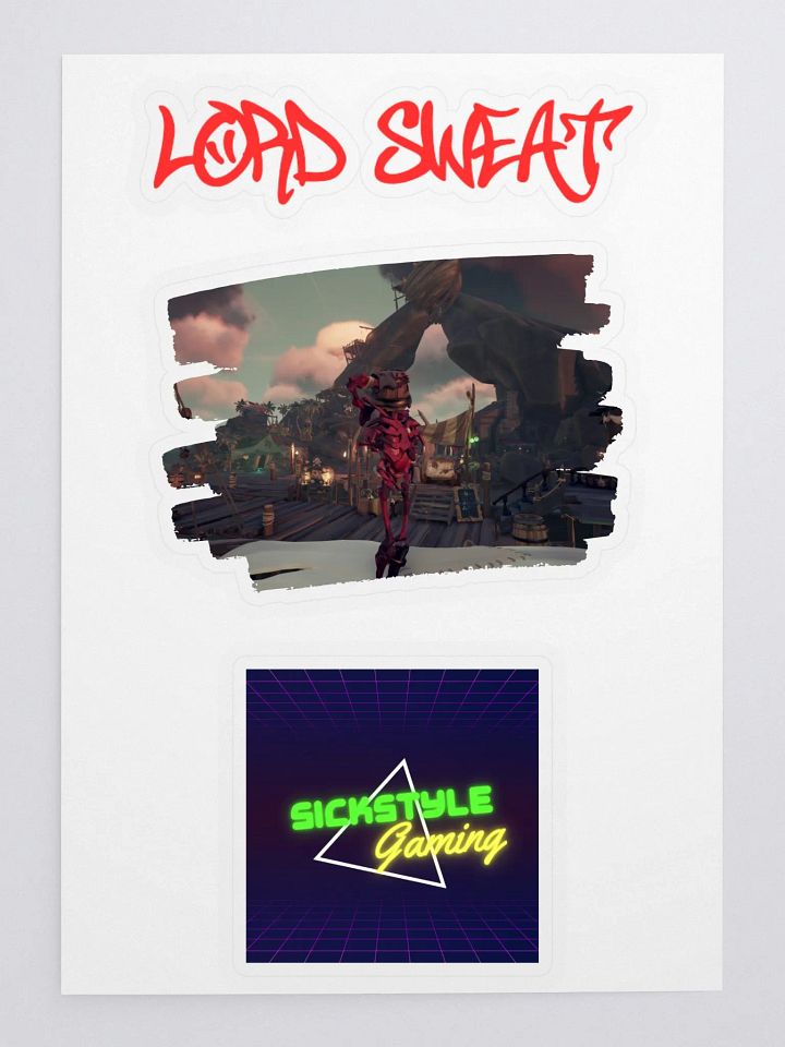 SickStyle Gaming Lord Sweat Stickers product image (1)